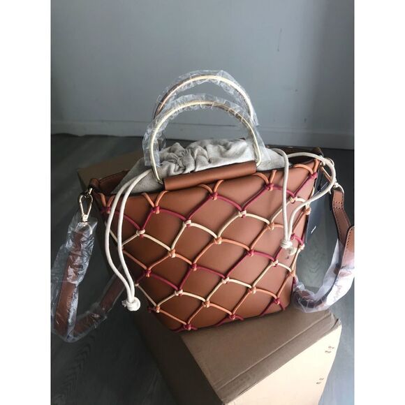 Bucket Net Bag Mango Drawstring Medium NWT - Picture 5 of 8